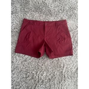 Columbia Omni-Shield Shorts Womens 20W Outdoor Hiking Nylon Stretch Zip Pocket